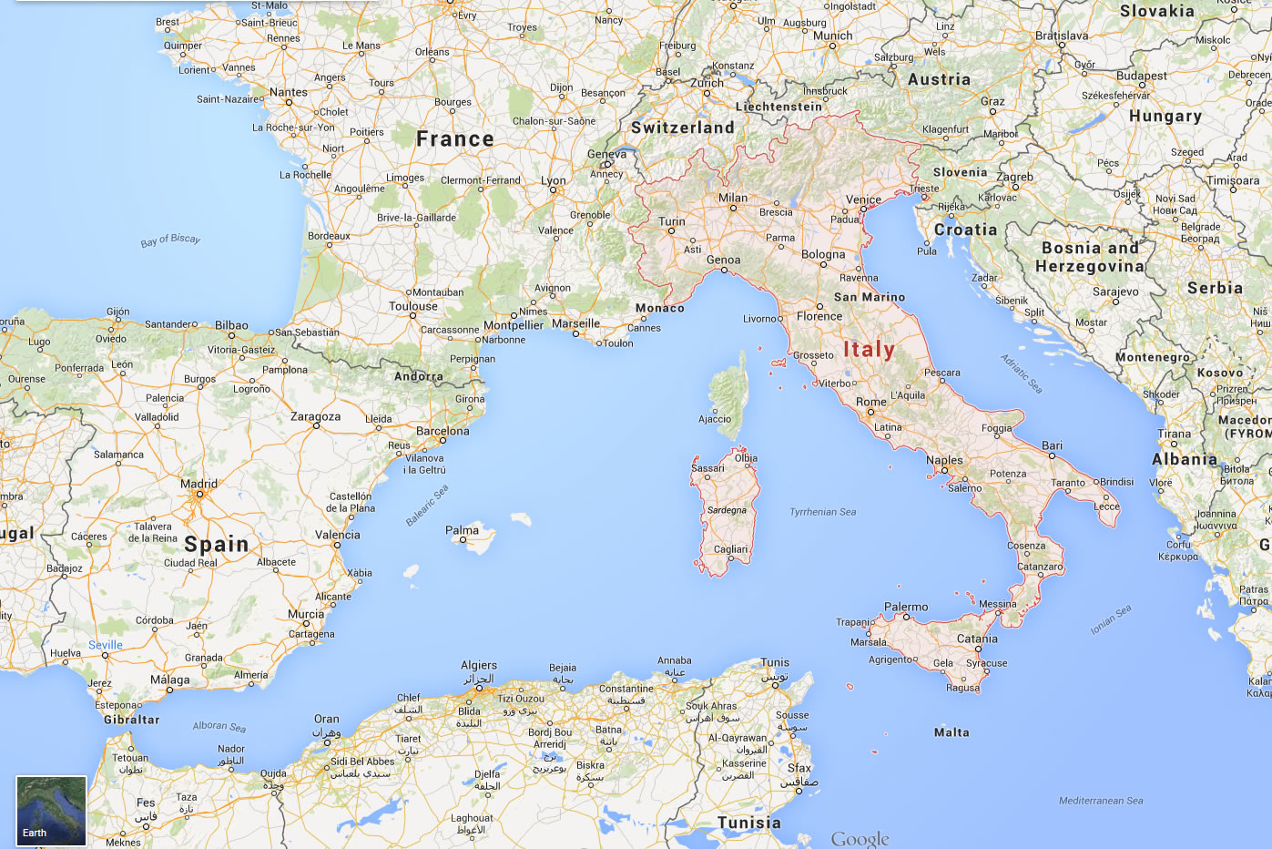 Italie Carte