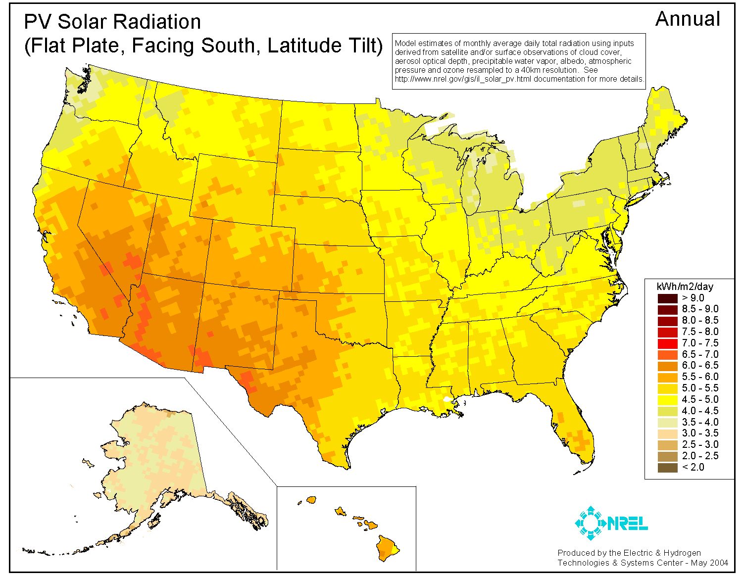 usa solar carte