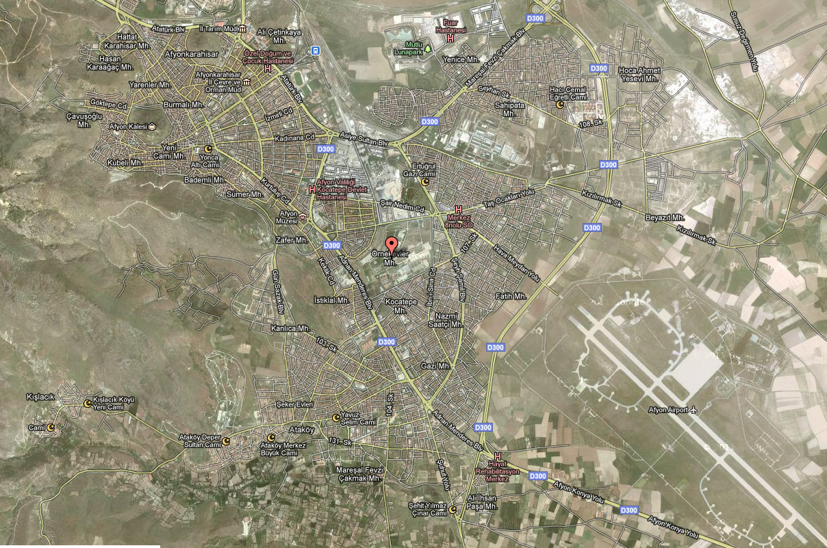 Cay Map, Afyon
