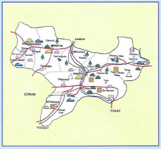 Hamamozu Map, Amasya