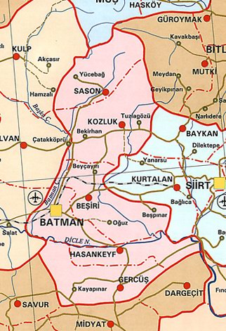 Hasankeyf Map, Batman