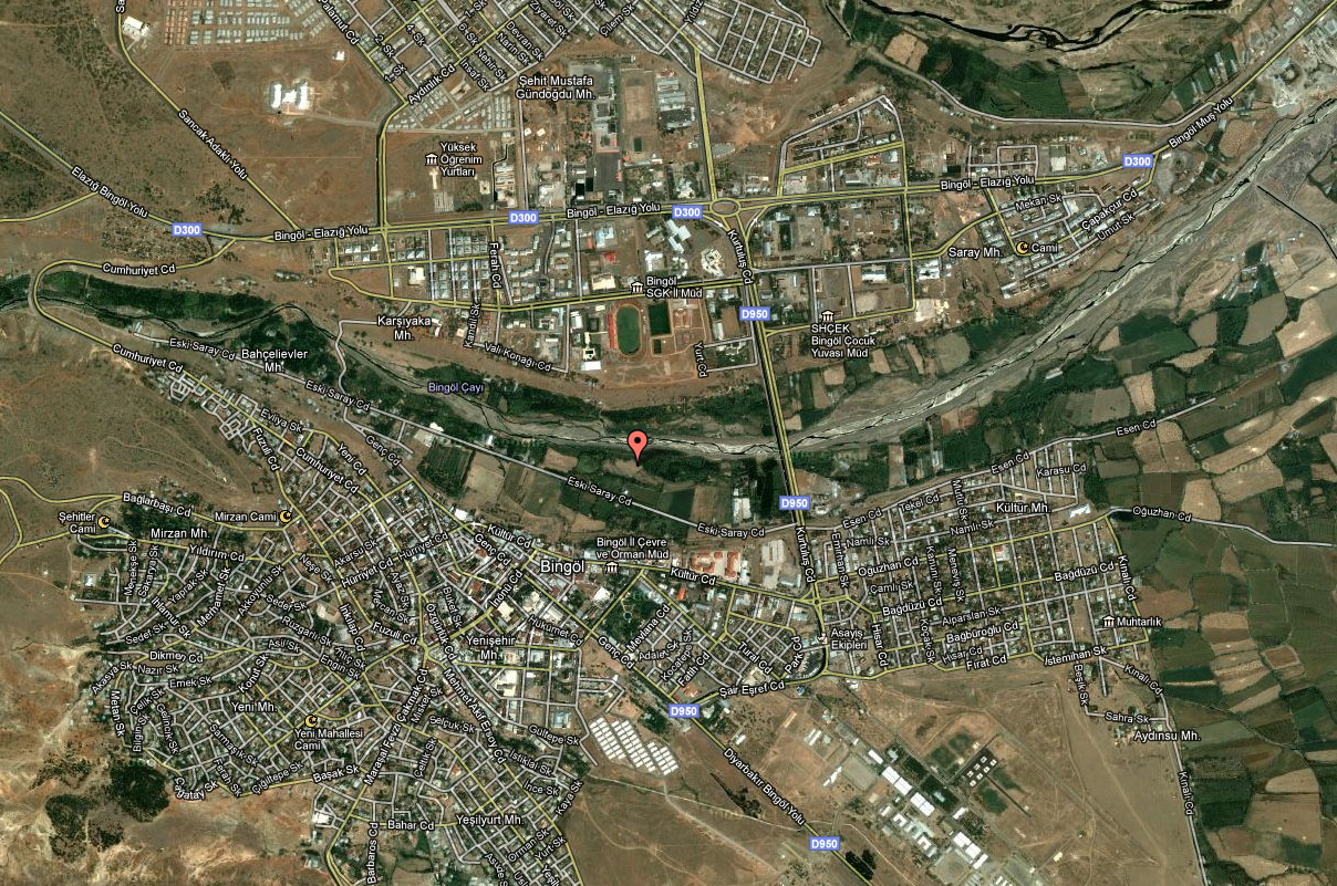 Solhan Map, Bingol