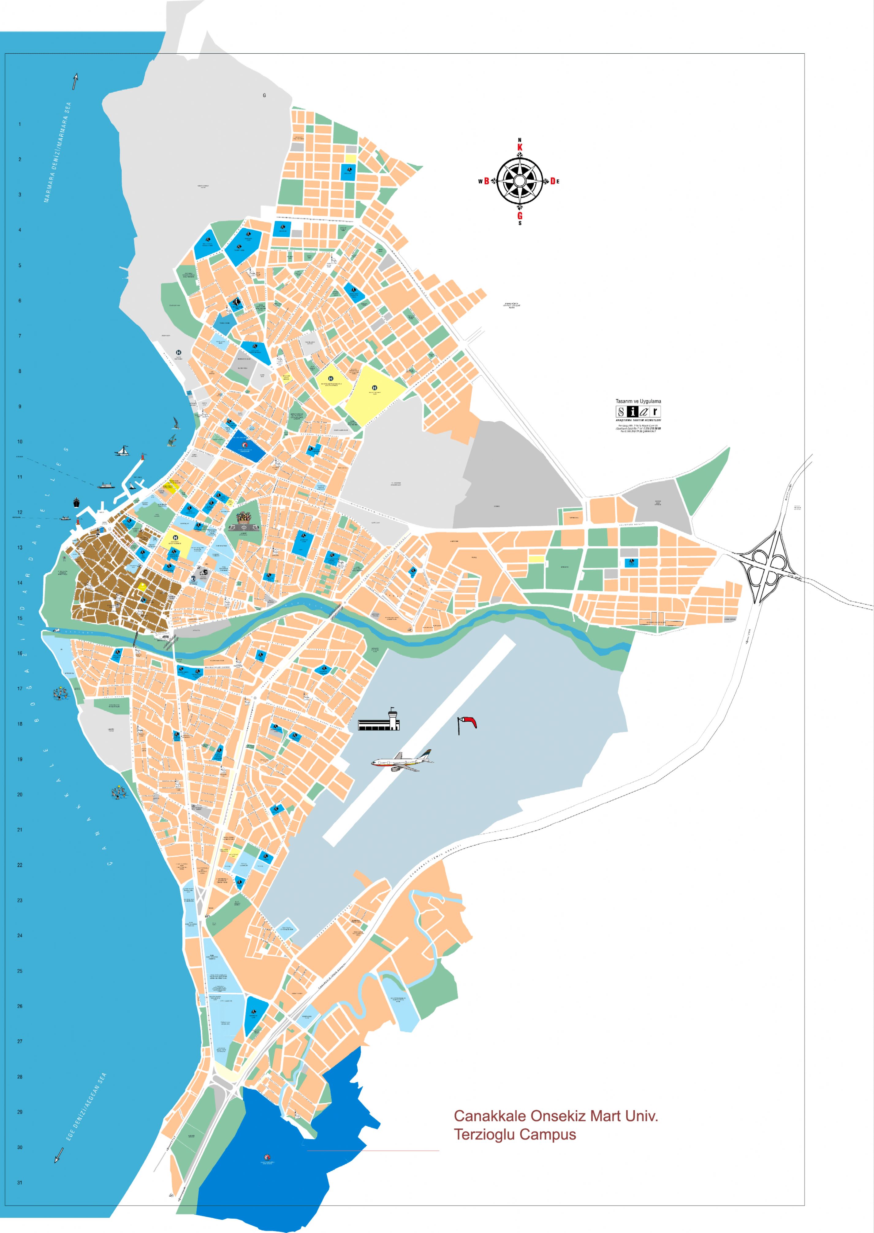Lapseki Map, Canakkale