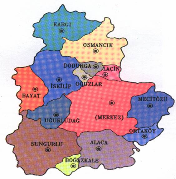 Bayat Map, Corum