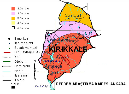 Delice Map, Kirikkale