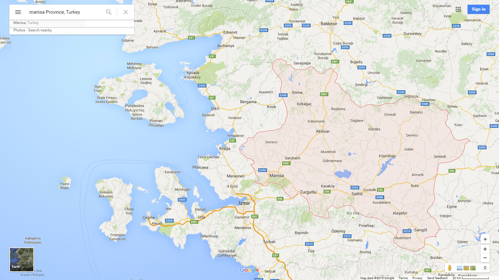 Kula Map, Manisa
