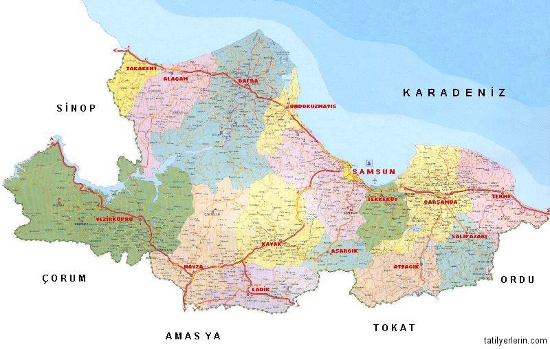 Terme Map, Samsun