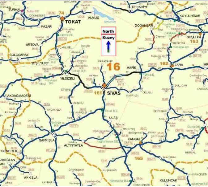 Zile Map, Tokat