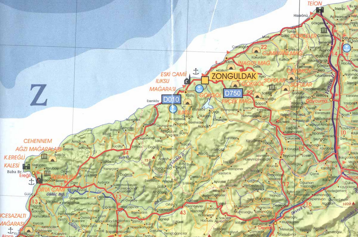Karabuk Map, Zonguldak