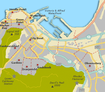cape town ville centre plan