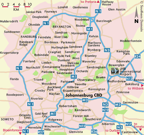 Johannesburg quartiers plan