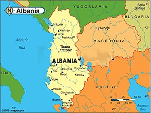 albanie cartes