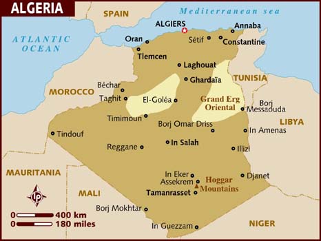 plan du algerie