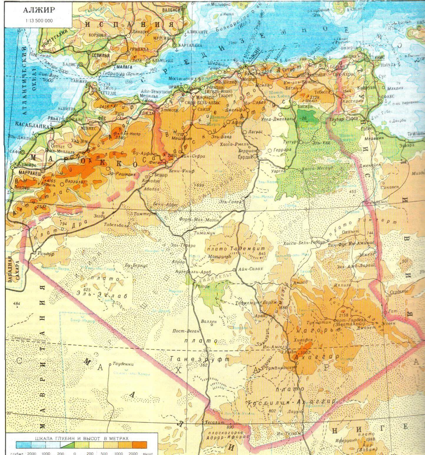 Skikda Carte et Image Satellite Carte, Paysage algerie, Images