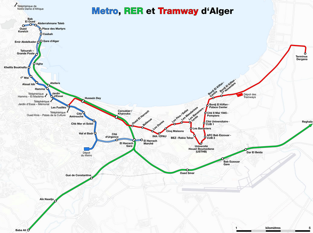 el jazair metro plan