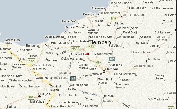 tlemcen ville plan