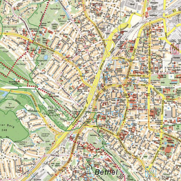 Bielefeld Street plan