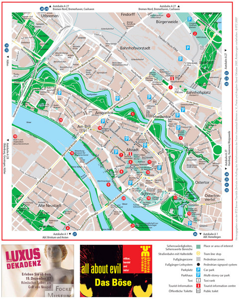 Bremen touristique plan