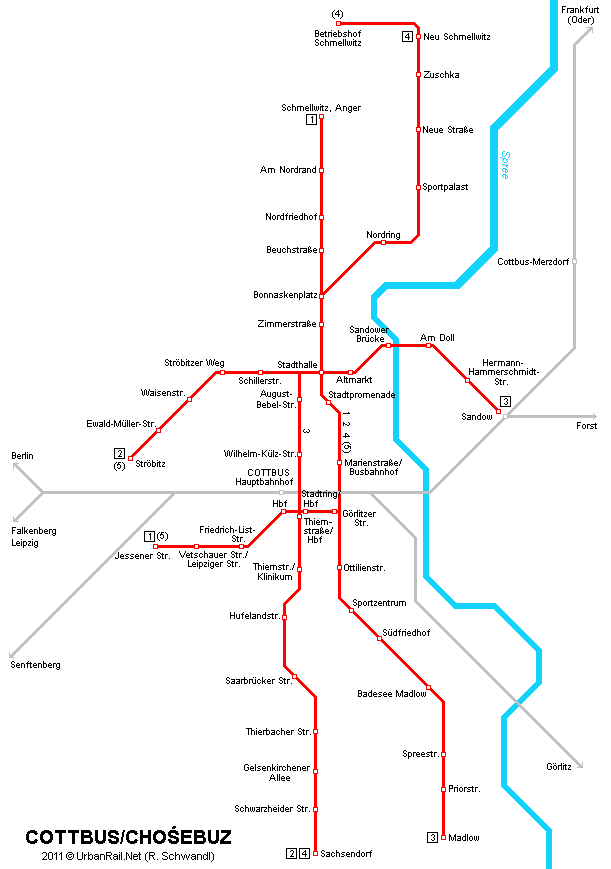 cottbus metro plan