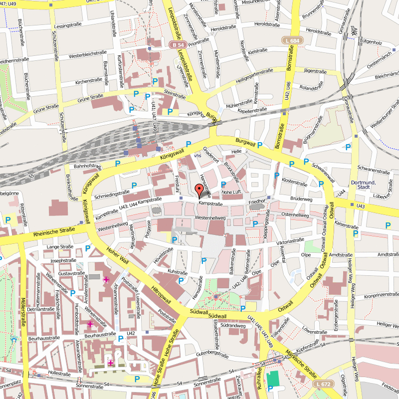 Dortmund itineraire plan