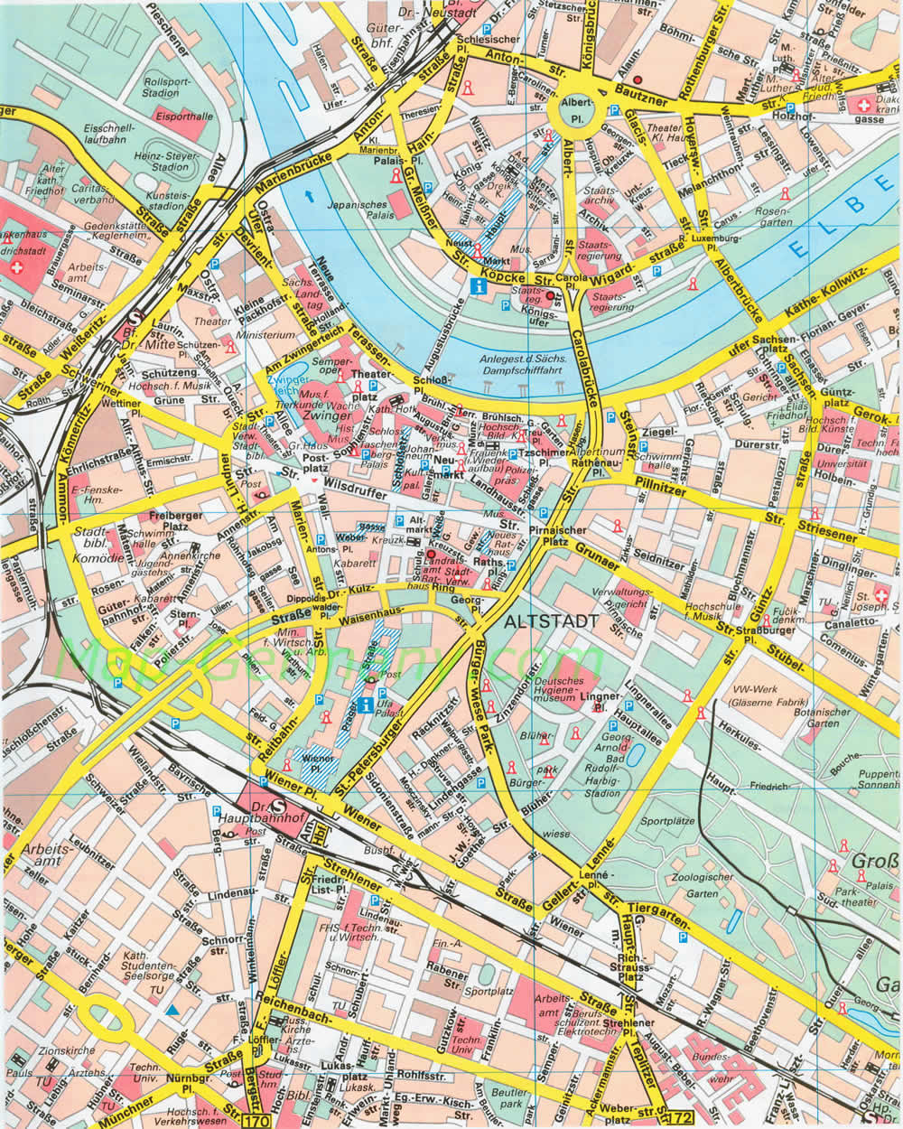 Dresden ville plan