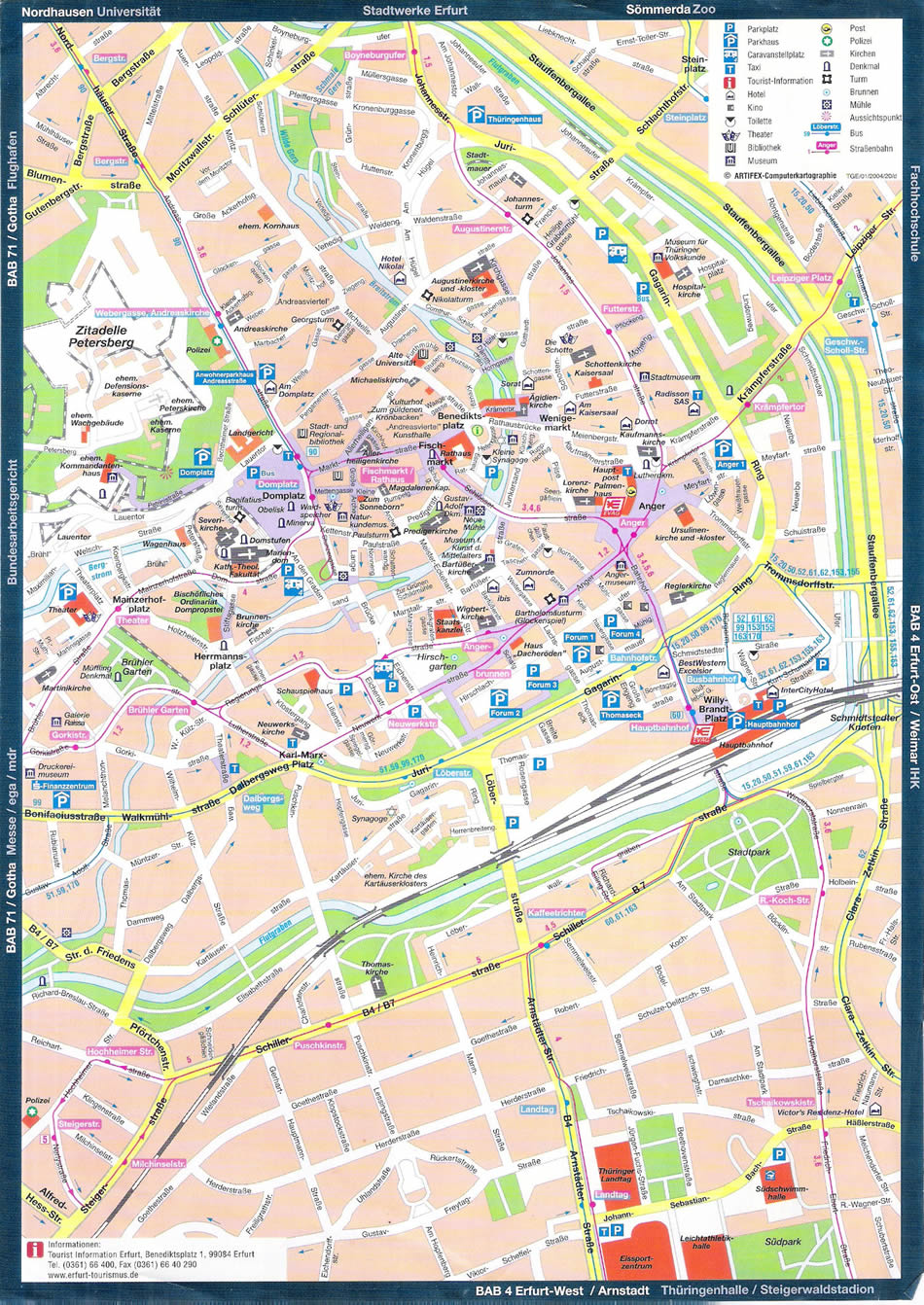 Erfurt ville plan