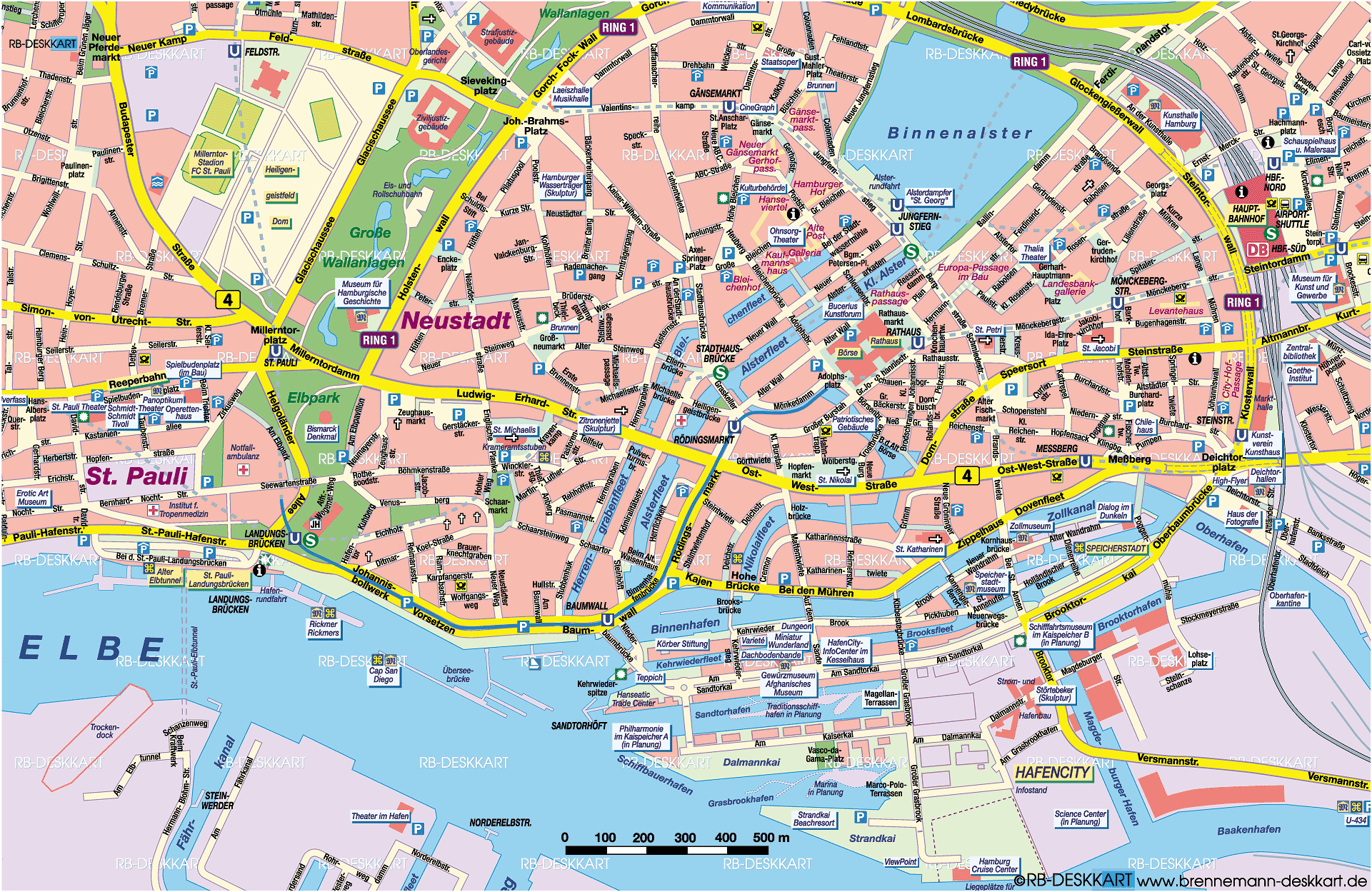 Hamburg Street plan