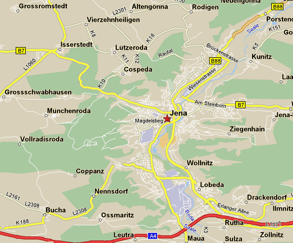 Jena ville plan