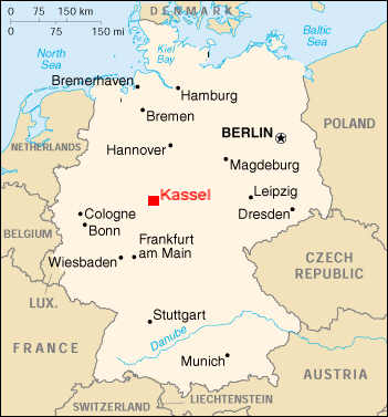 allemagne Kassel plan