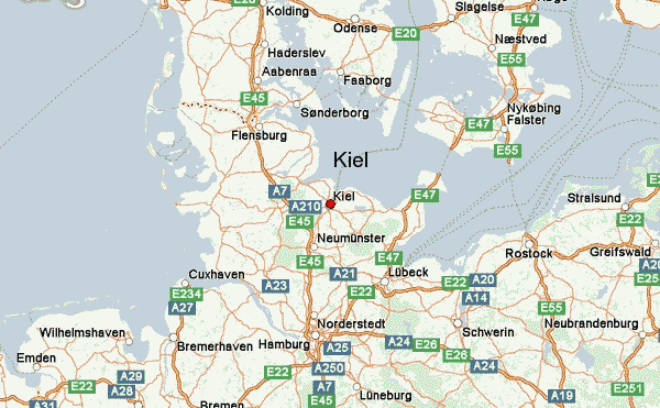 Kiel itineraire plan