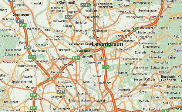 Leverkusen itineraire plan