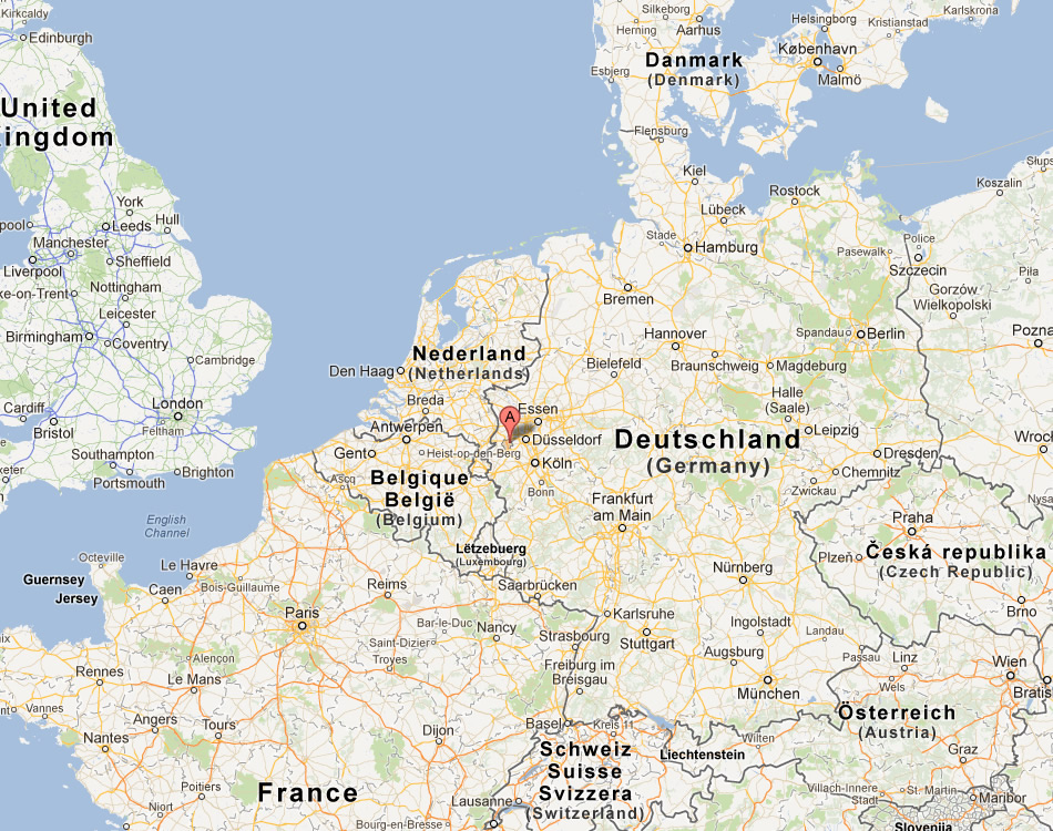 plan de Monchengladbach allemagne