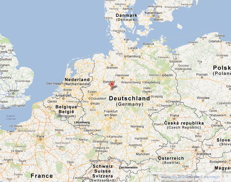 plan de Paderborn allemagne