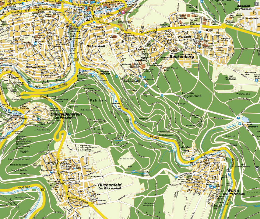 Pforzheim zone plan