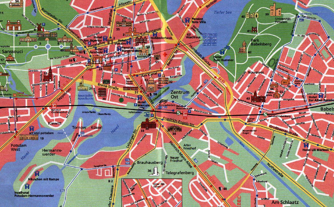 Potsdam tourisme plan