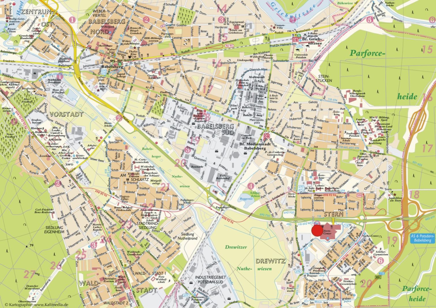 Potsdam centre plan