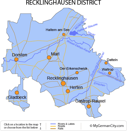 Recklinghausen quartiers plan