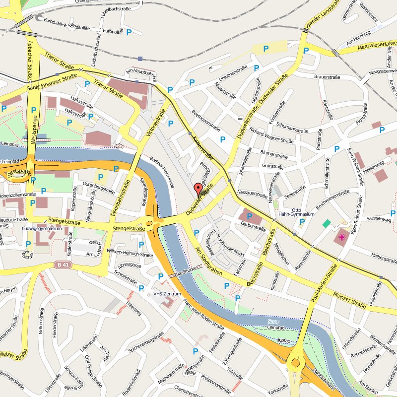 Saarbrucken ville plan