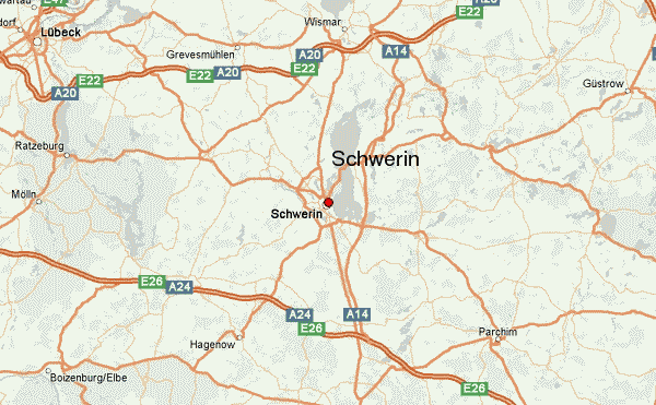 Schwerin itineraire plan