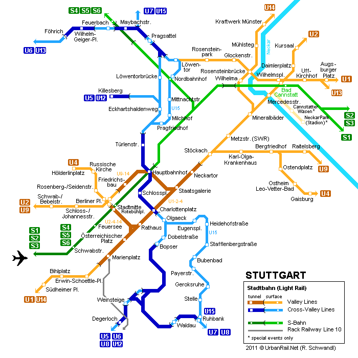 Stuttgart metro plan
