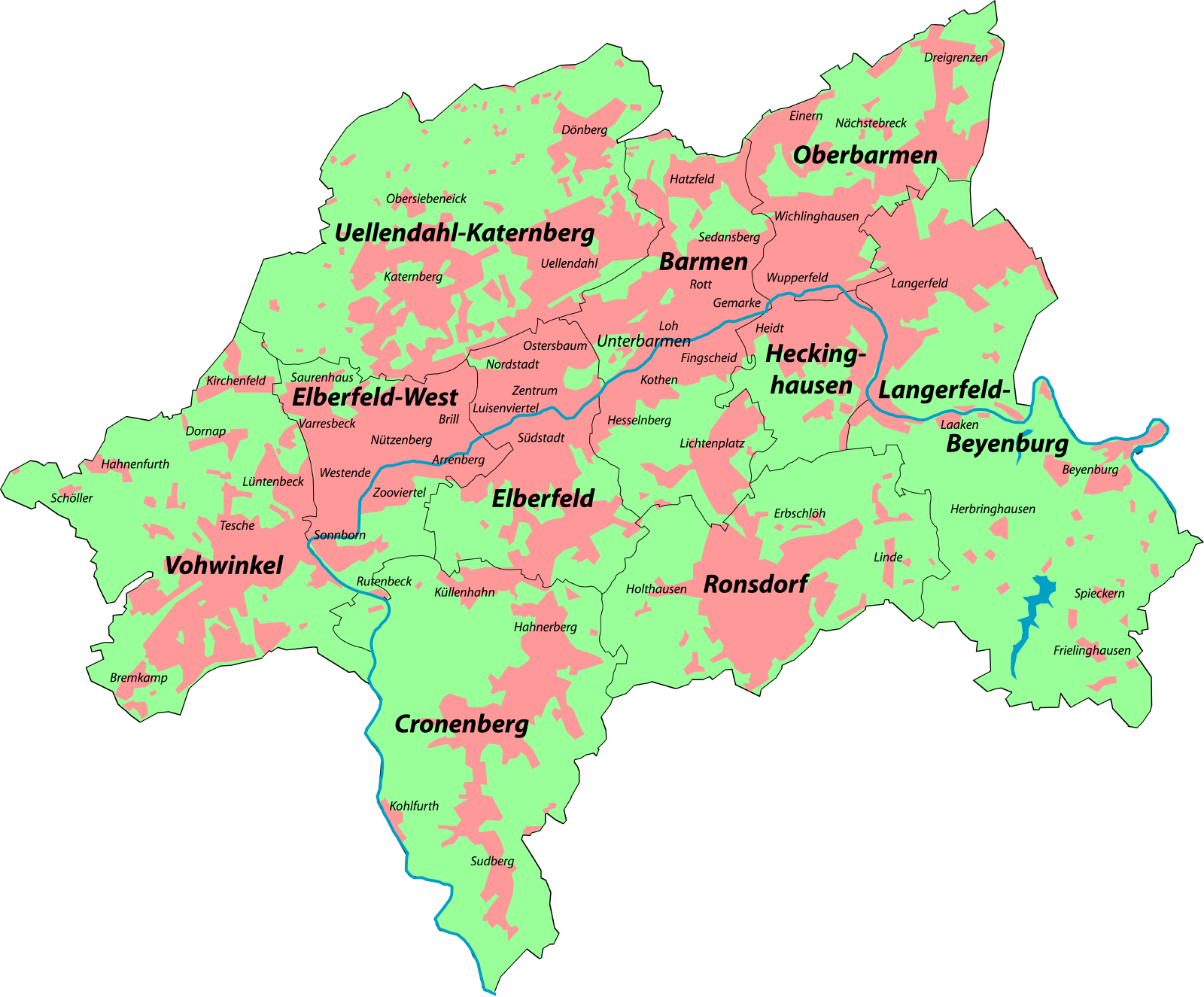 Wuppertal regional plan