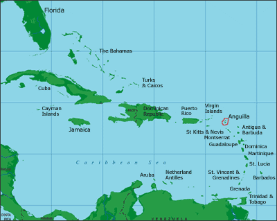 caraibes anguilla carte
