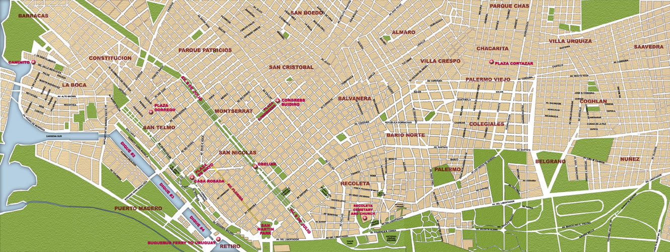 centre ville plan buenos aires