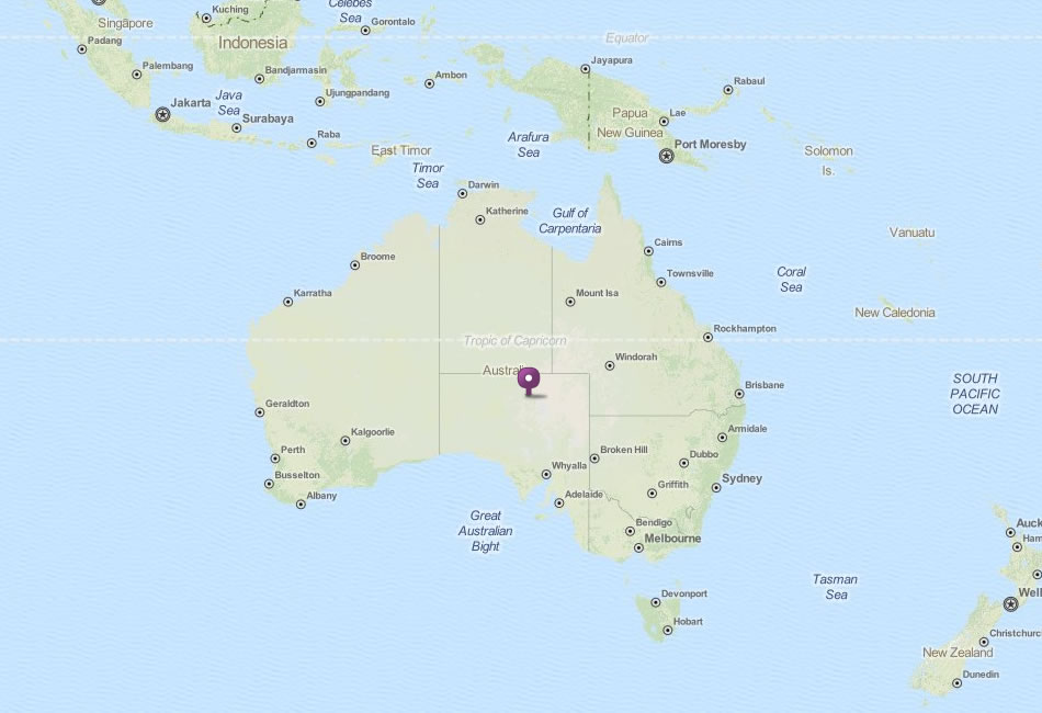 plan de australie Albany