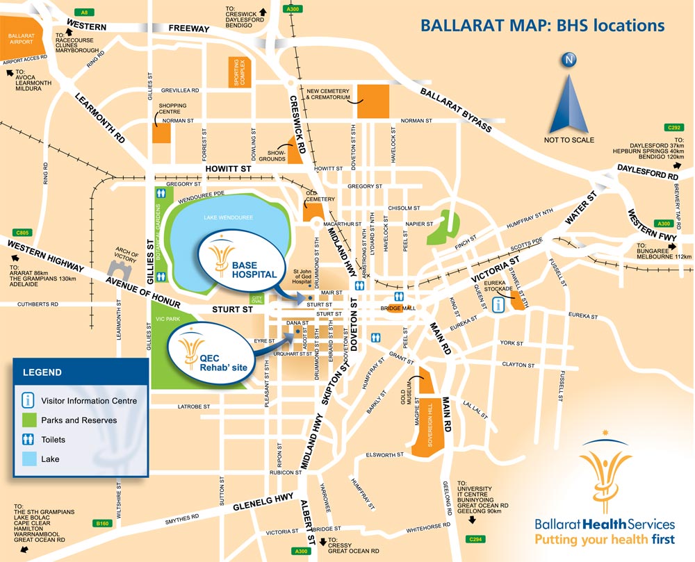 Ballarat locations plan
