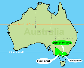 Ballarat plan australie