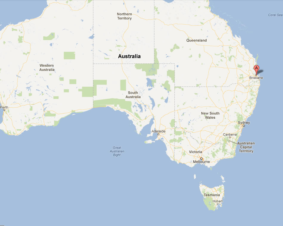 australie plan Brisbane