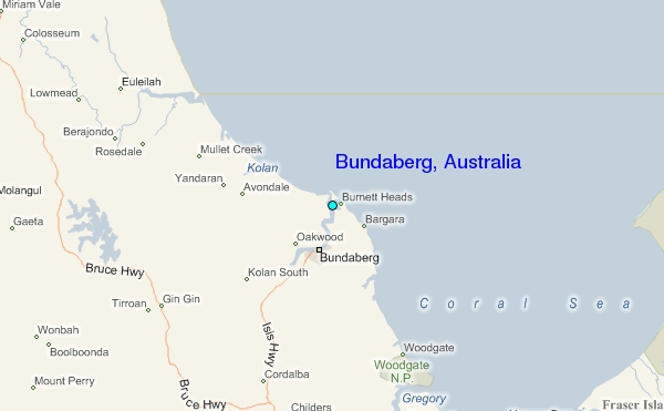 Bundaberg australie plan