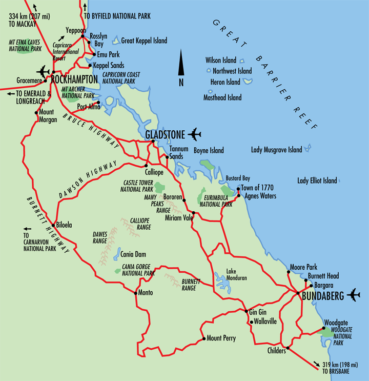 plan de Bundaberg