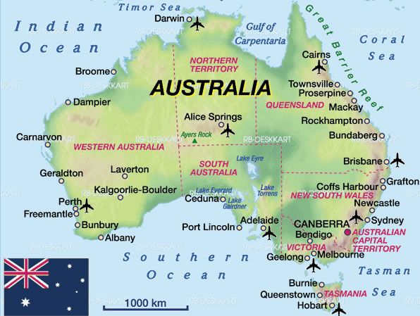 australie plan Darwin